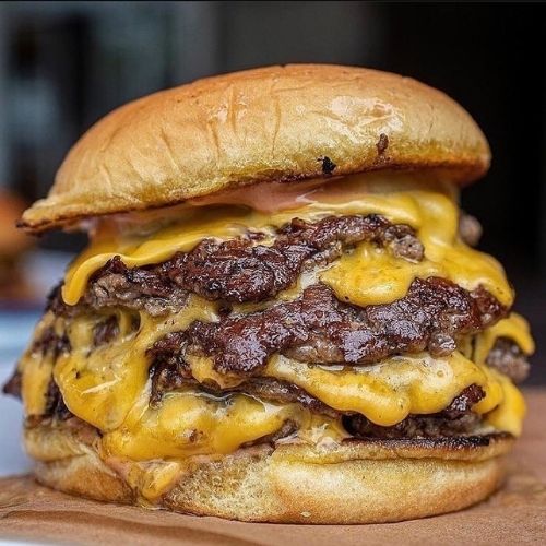 The Triple Smashed Burger | Simply Smashed London